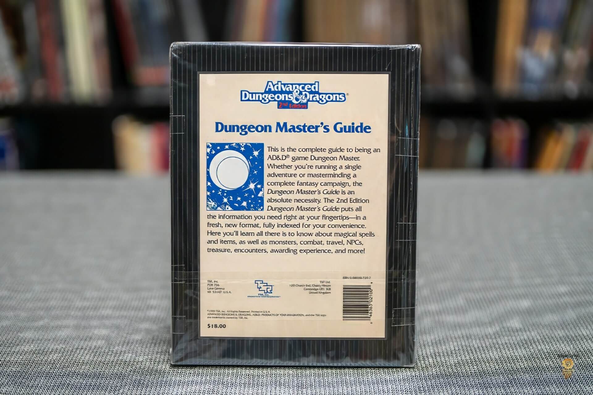 Advanced Dungeond and Dragons AD&D Master's Guide 2a edition back gdr