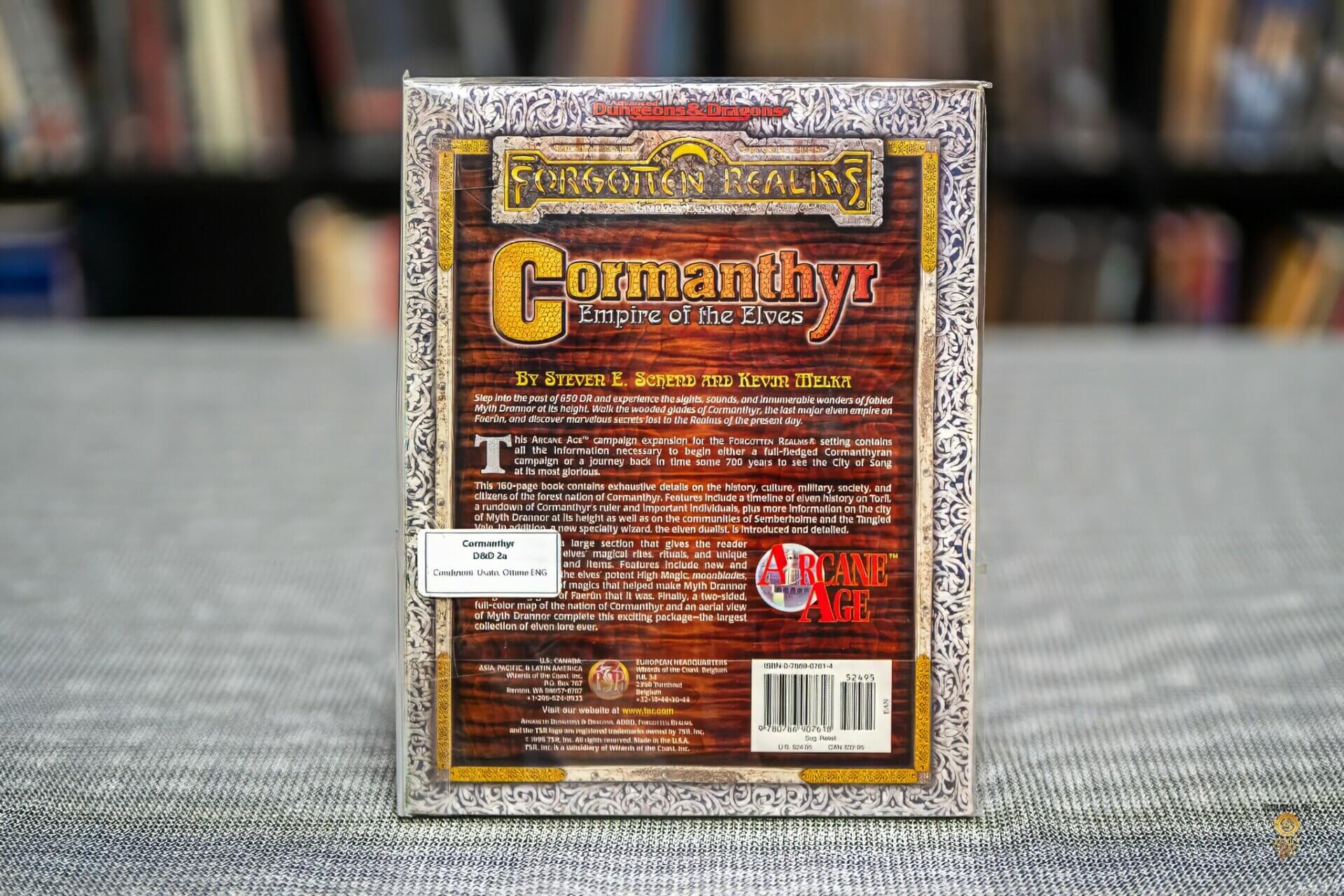 Cormanthyr, Empire of the Elves AD&D gdr back