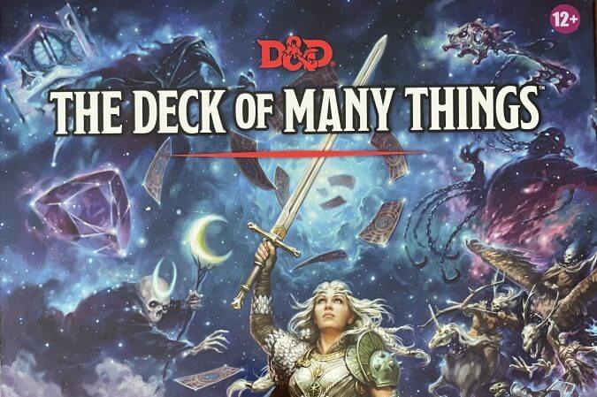 The deck of many things cover D&D 5a gdr