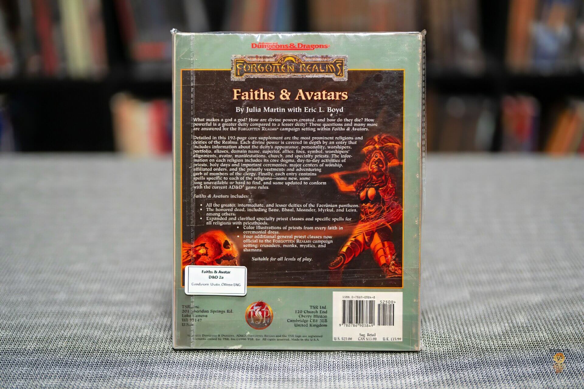 Faiths & Avatars AD&D forgotten realms gdr back