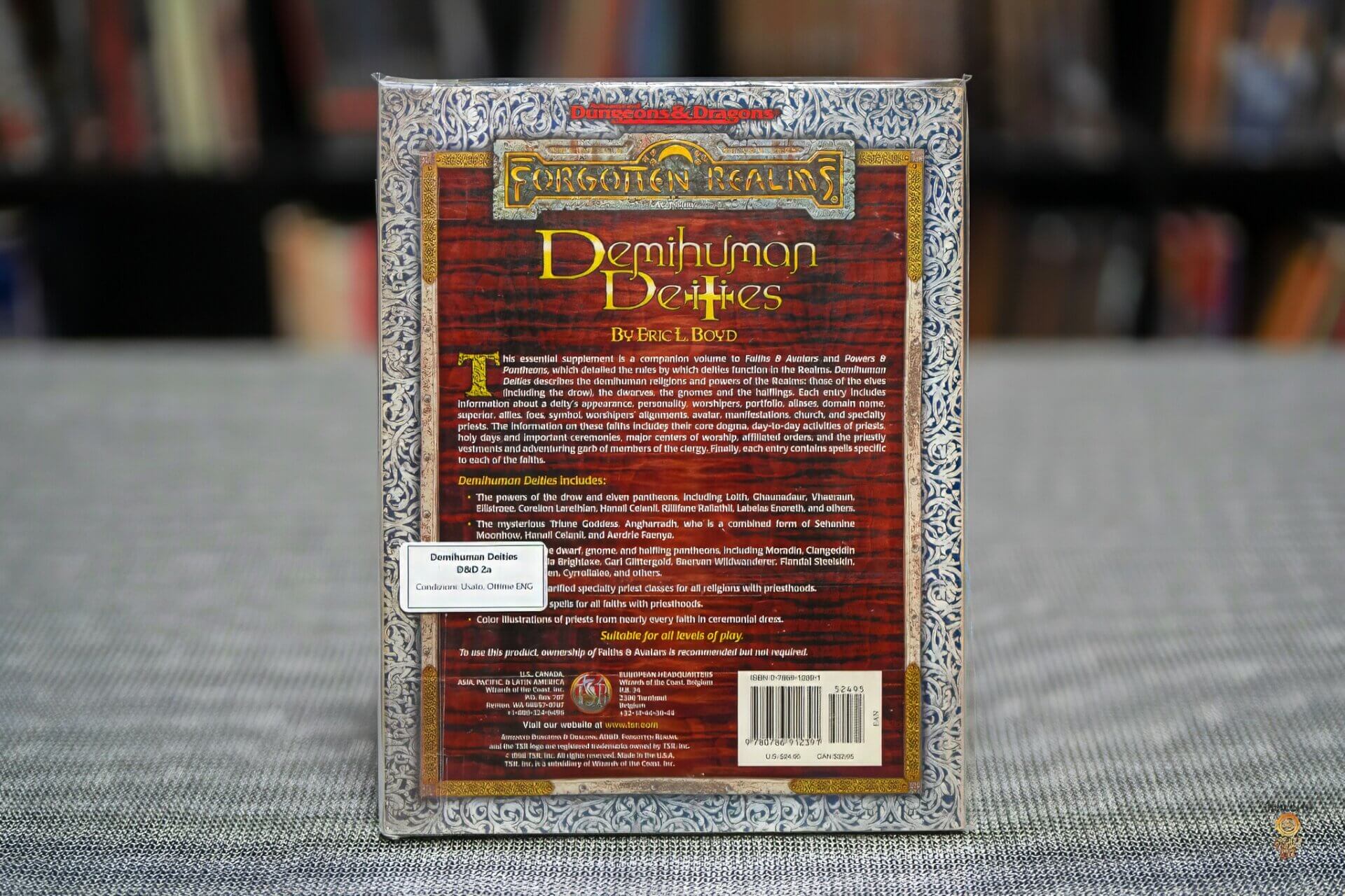 Demihuman Deities AD&D forgotten realms gdr back