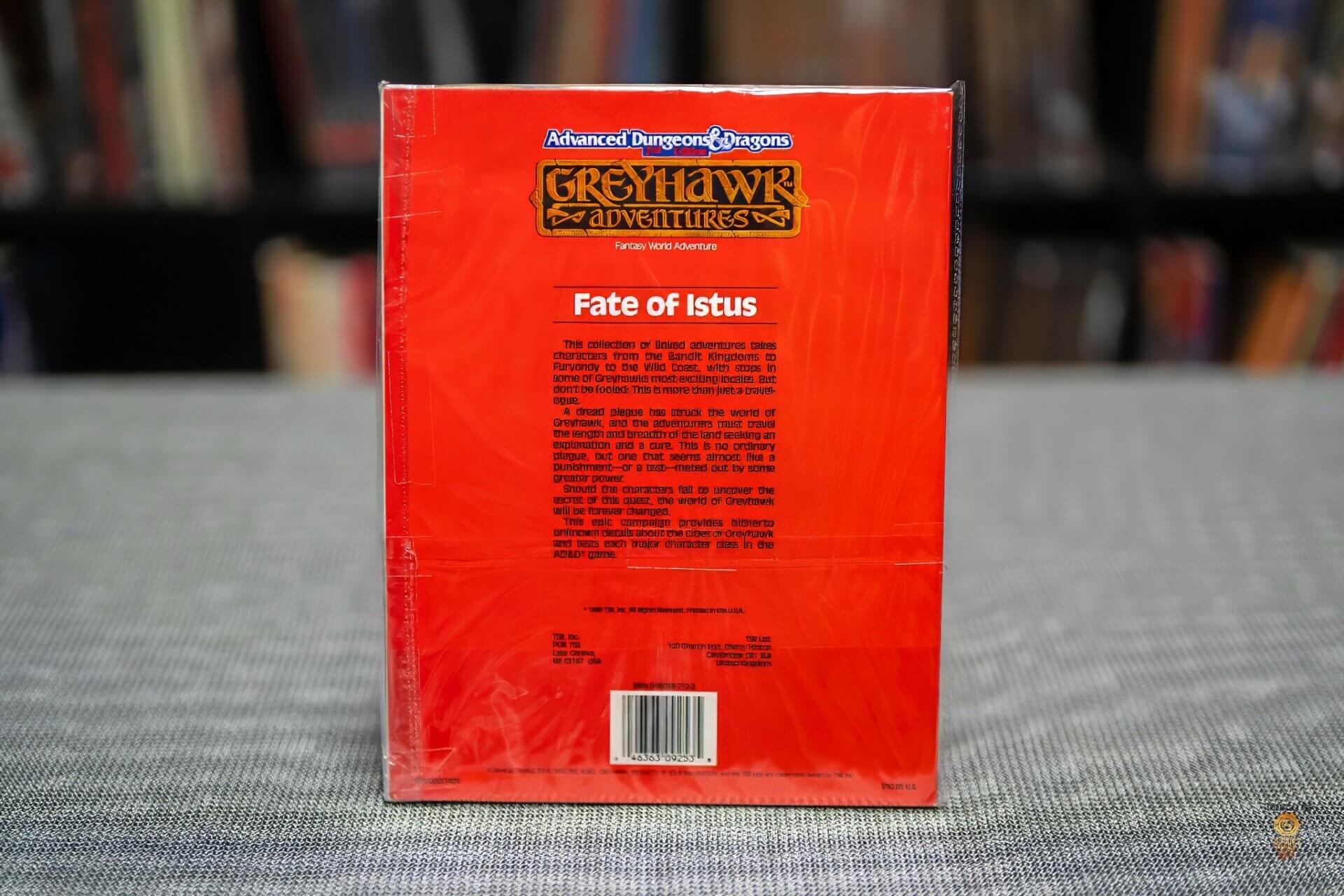 Fate of Istus AD&D Greyhawk back