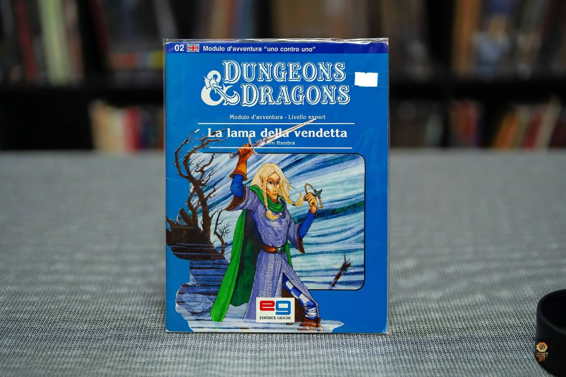 La Lama della Vendetta, D&D 1a edizione, cover gdr